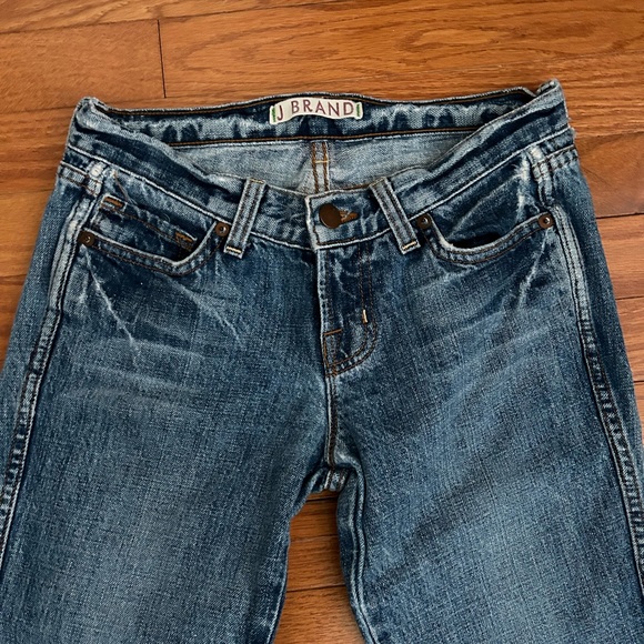 J Brand Jeans Eli Flare Leg 1022 Low Rise Women size 24 - Picture 2 of 5